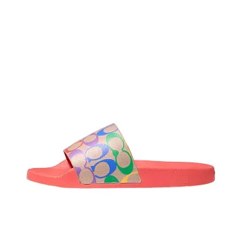 COACH Pride Slide Slippers Women's Rainbow