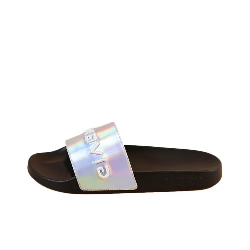 Givenchy Logo Slide 'Black Iridescent'