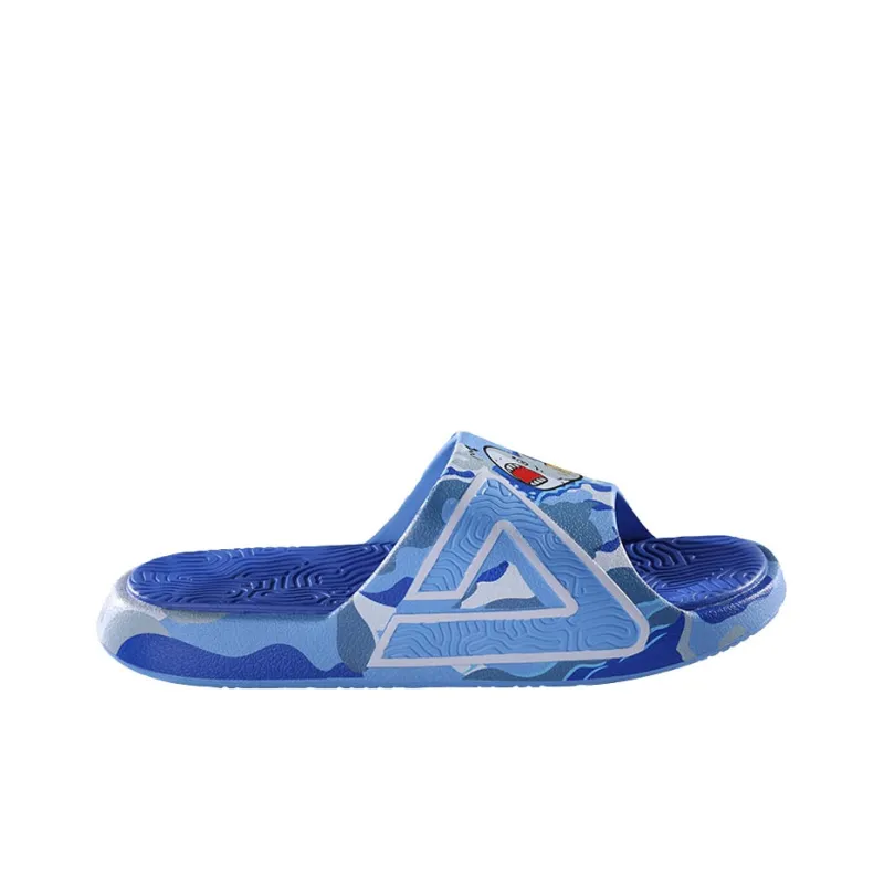 IDX x PEAK Tai Ji1.0 Rubber Sole Quiet Slide Slippers Men's Blue-1