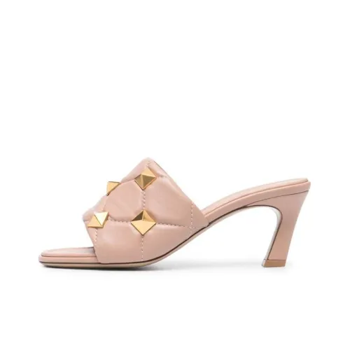 Valentino Roman Stud High Heels Women's Pink