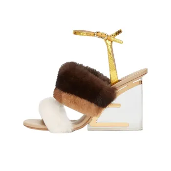 FENDI Fendi First Strap Sandals Women's White