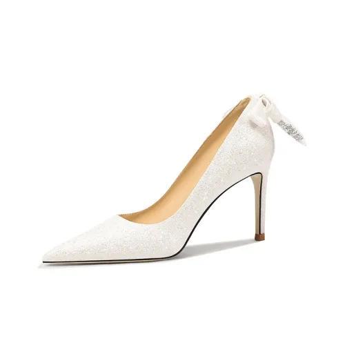 Lily Wei High Heels Women's White