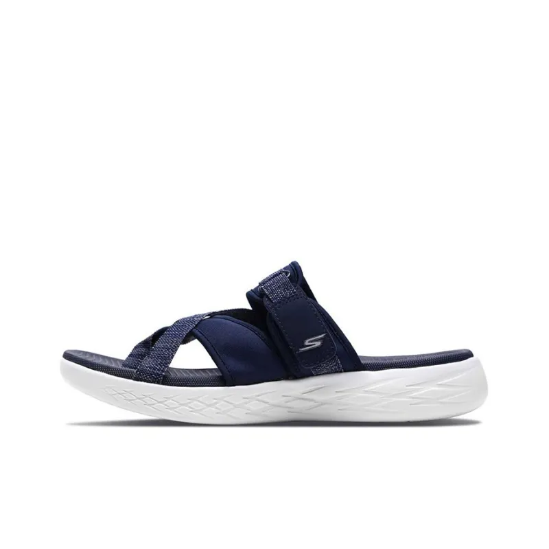 Skechers On The Go Slide Slippers Men Marine Blue/White-0