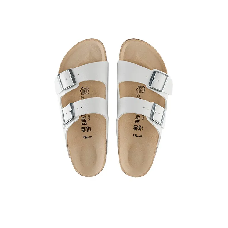 Birkenstock Quiet Quick Dry Slide Slippers Unisex White Regular-4