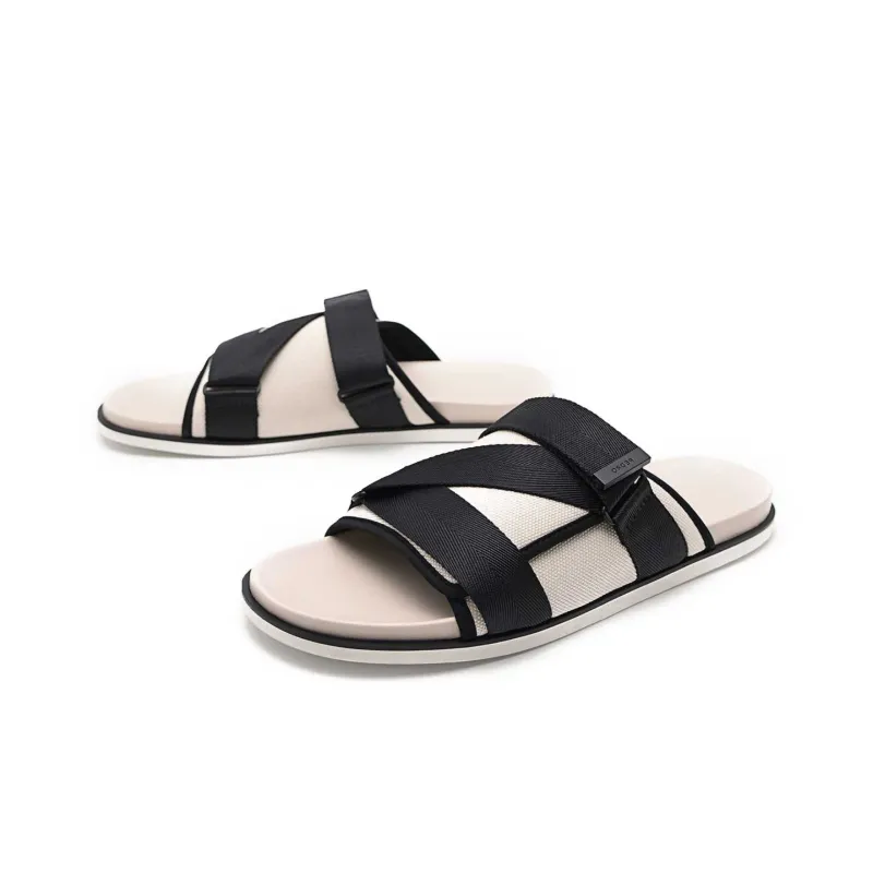 PEDRO Slide Slippers Men Beige/Composite Color-1