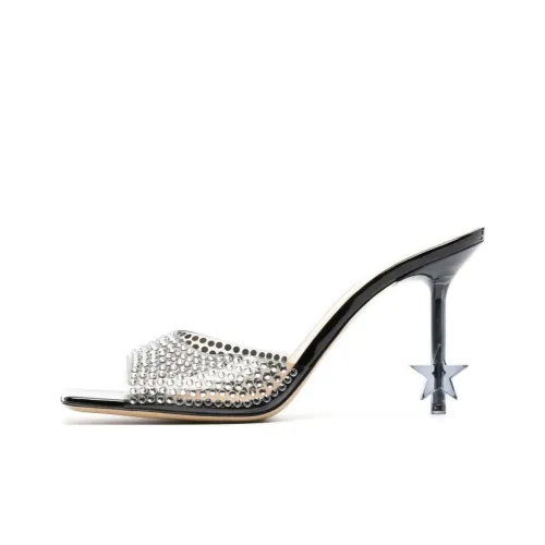 MACH & MACH Slide Slippers Women's Black