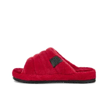 UGG Fluff You Slide Samba Red
