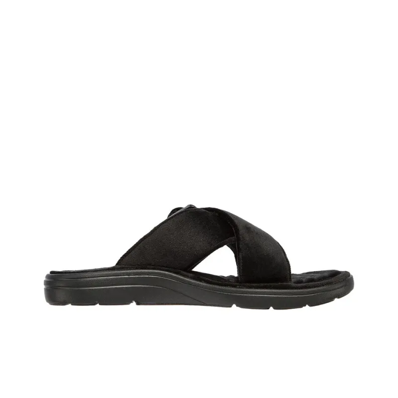 Skechers ARCH FIT LOUNGE Rubber Sole Quick Dry Slide Slippers Women's Black-1