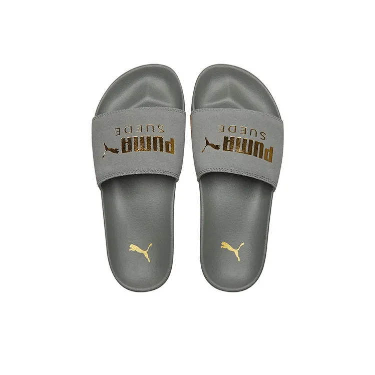 PUMA Leadcat Ftr Suede Classic Slide Grey/Gold-3