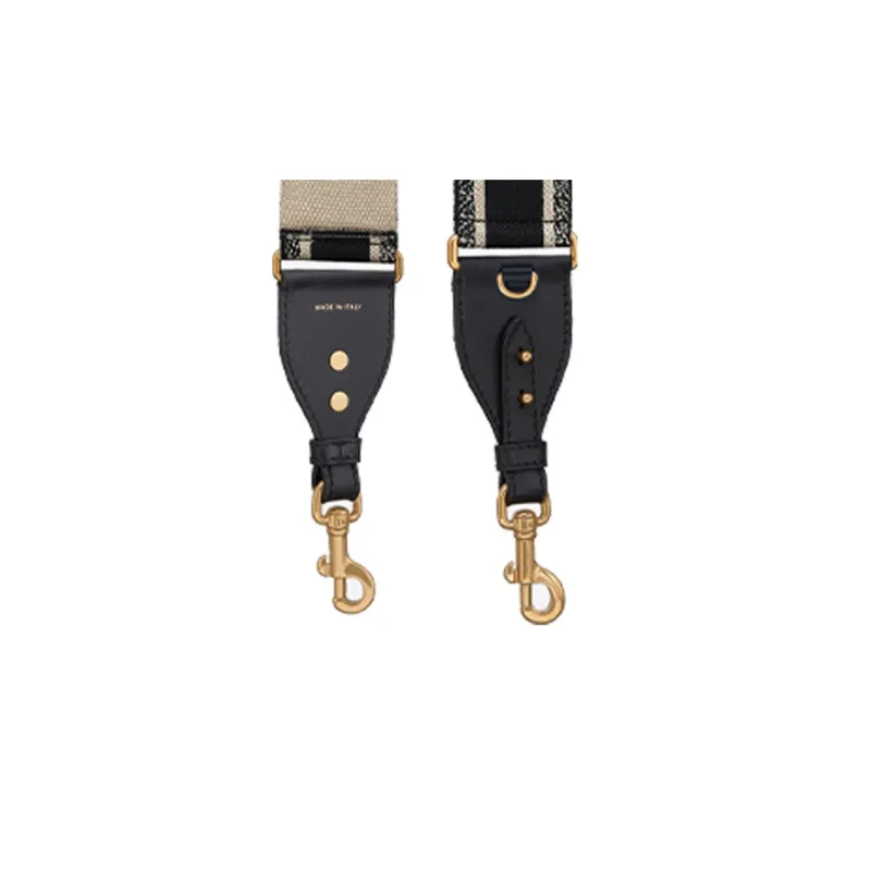 DIOR Cow Leather Bag Strap Shoulder Strap Unisex Multicolor-3