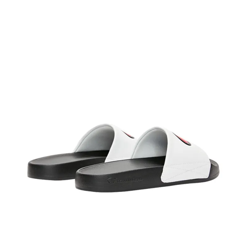 Champion Campus Slide Slippers Unisex Black White-3