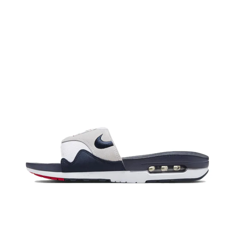 Nike Air Max 1 Slide Obsidian University Red-0