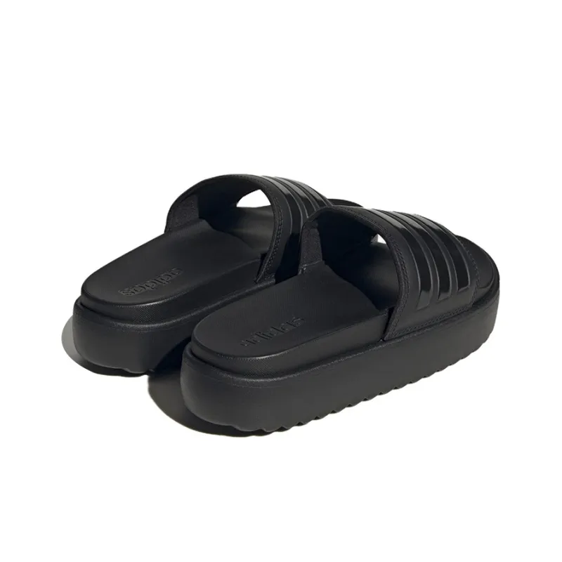 Adidas Adilette Platform Slides Core Black Women's-3