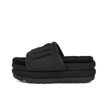 UGG Maxi Graphic Slide Black Women's