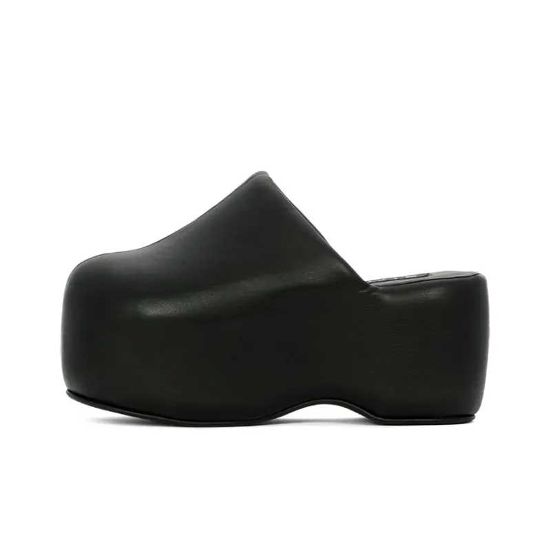 SIMON MILLER Wrap-toe Slippers Women's Black-0