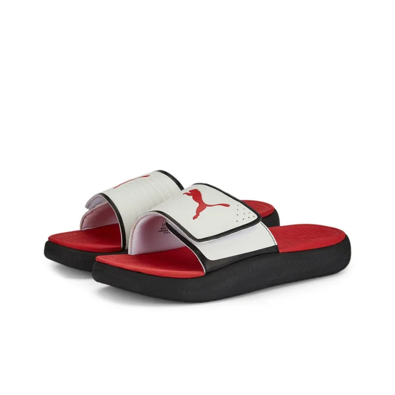 PUMA Softride Slide 'White Black Red'-2