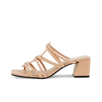 Ecco Elevate Squared Slide Slippers Women's Pink