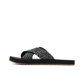 Vans Cross Strap Slide On 'Black White'