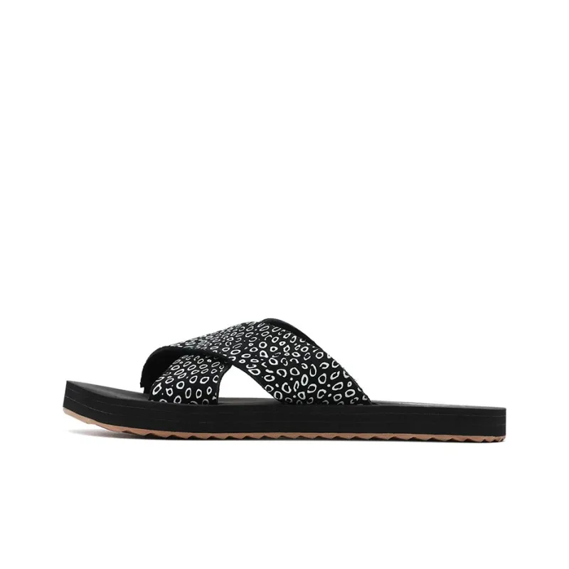 Vans Cross Strap Slide On 'Black White'-0
