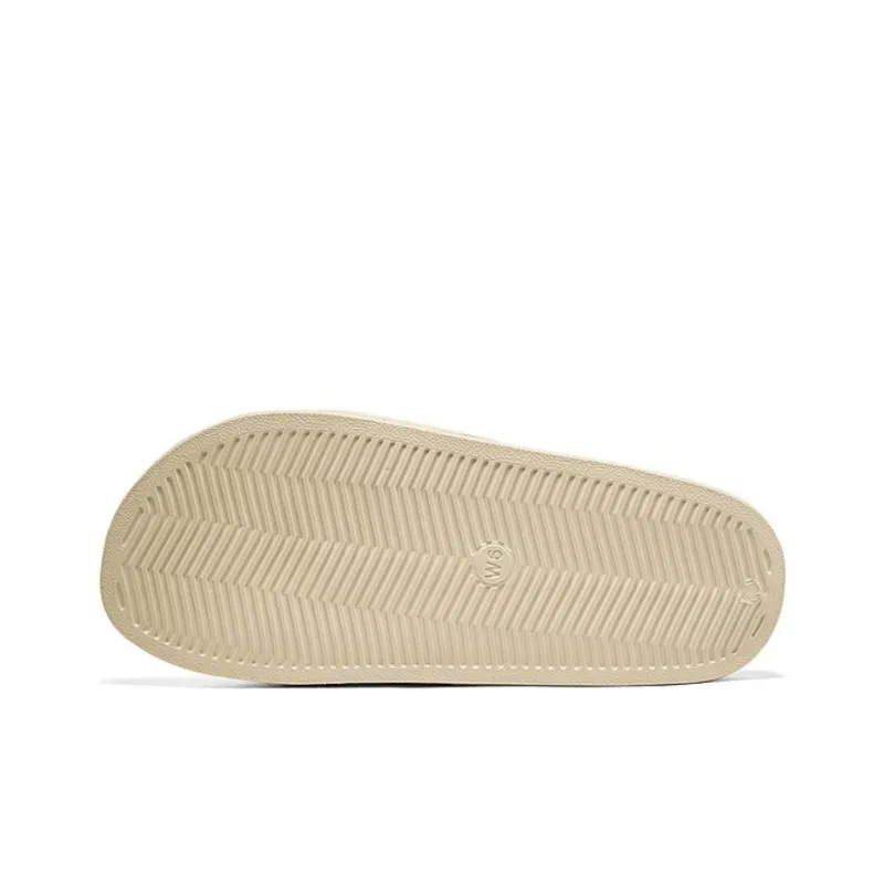 Skechers Side Lines EVA Slip Resistant Abrasion Resistant Casual Slippers Women's Beige-5