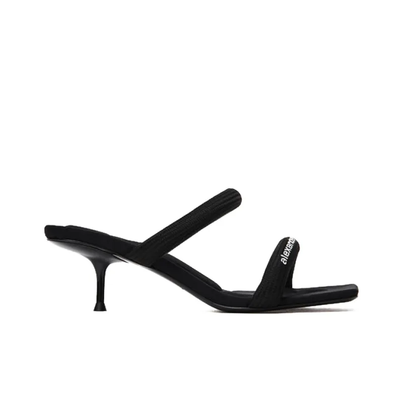 alexander wang Jessie 55mm Logo-print Mules-1