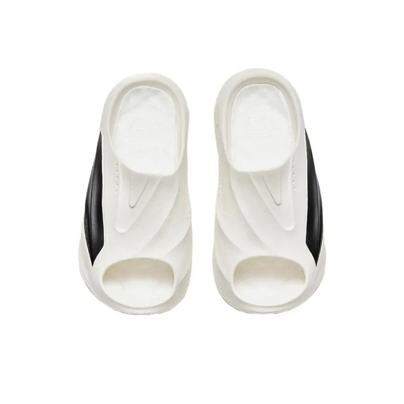 Anta Nitrogen Bubbles Sports Slippers Men's White Black-2