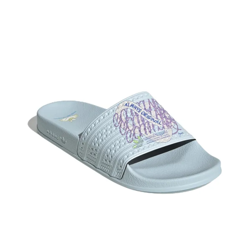 Adidas Adilette Slide 'Almost Blue'-2