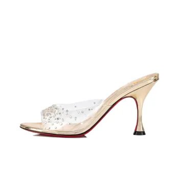CL LUBOTING Slide Slippers Women's Gold