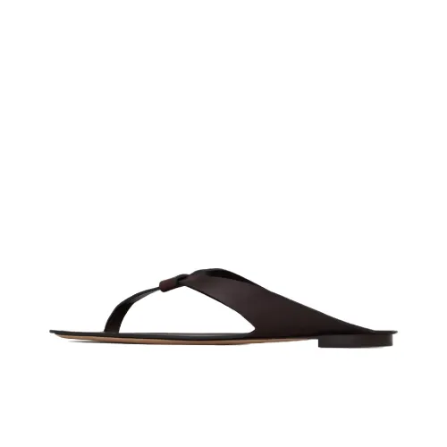 SAINT LAURENT Flip Flops Men's Dark Brown