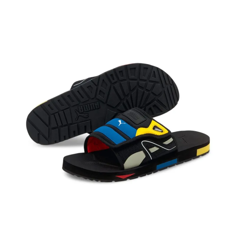 PUMA Mirage Mox Sandal 'Black Poppy Red'-2