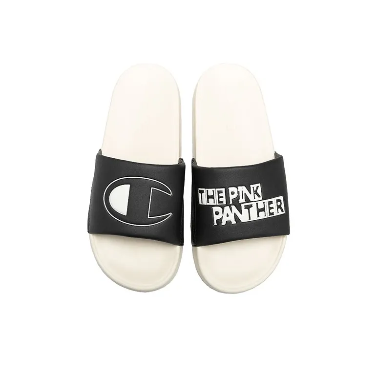 Pink Panther X Champion Slide Slippers Unisex Ecru/Black-2