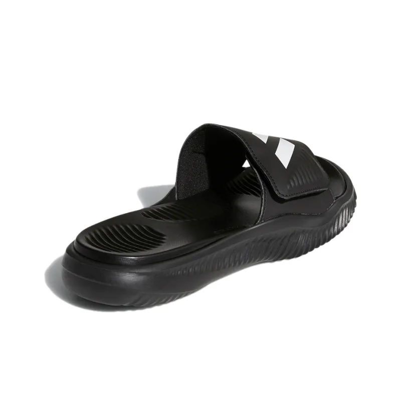 Adidas Alphabounce Slide Black White-3