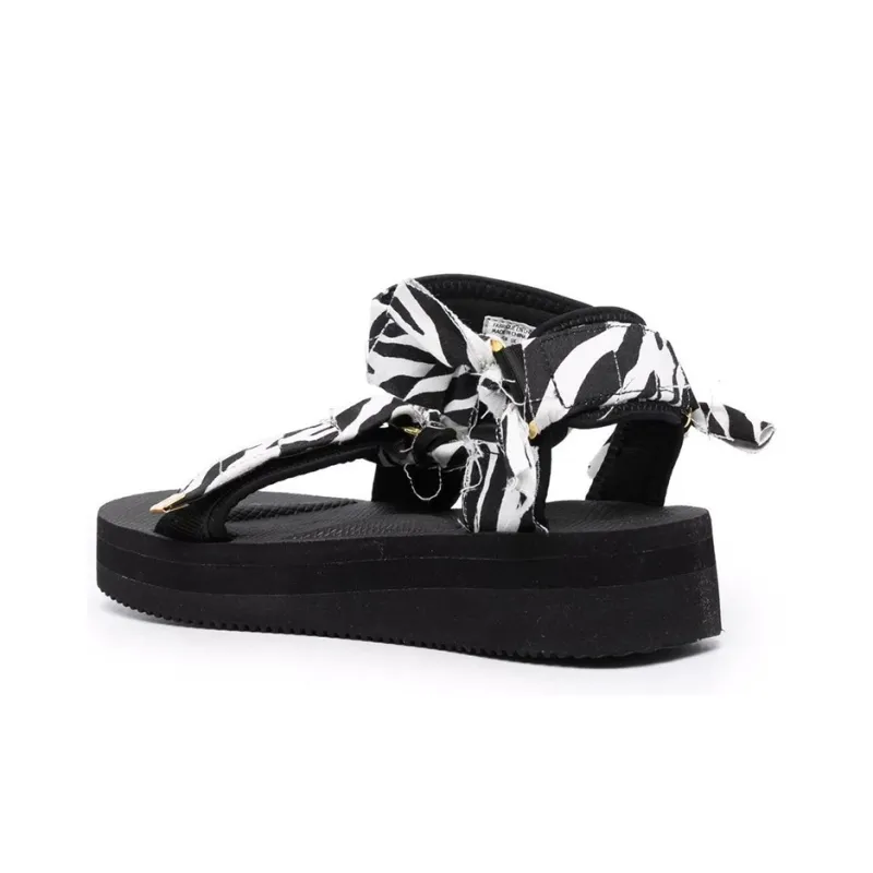 Suicoke Depa Stylish Sandals Women's Black White-3