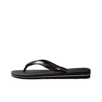 Havaianas Abrasion-Resistant Slide Slippers Unisex Smoke Black