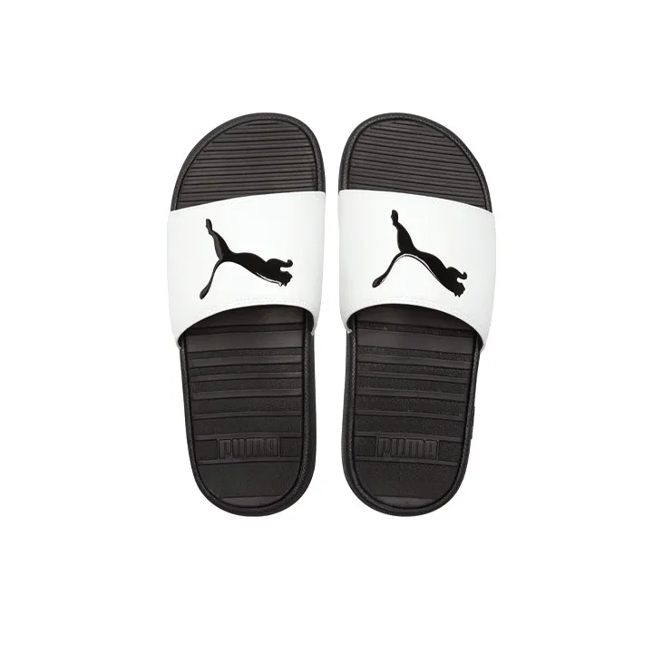 PUMA Cool Cat Sports Slippers White/Black-3