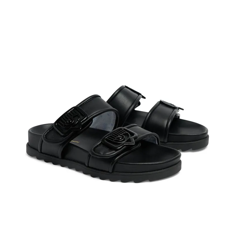 CHIARA FERRAGNI Slide Slippers Women's Black-2