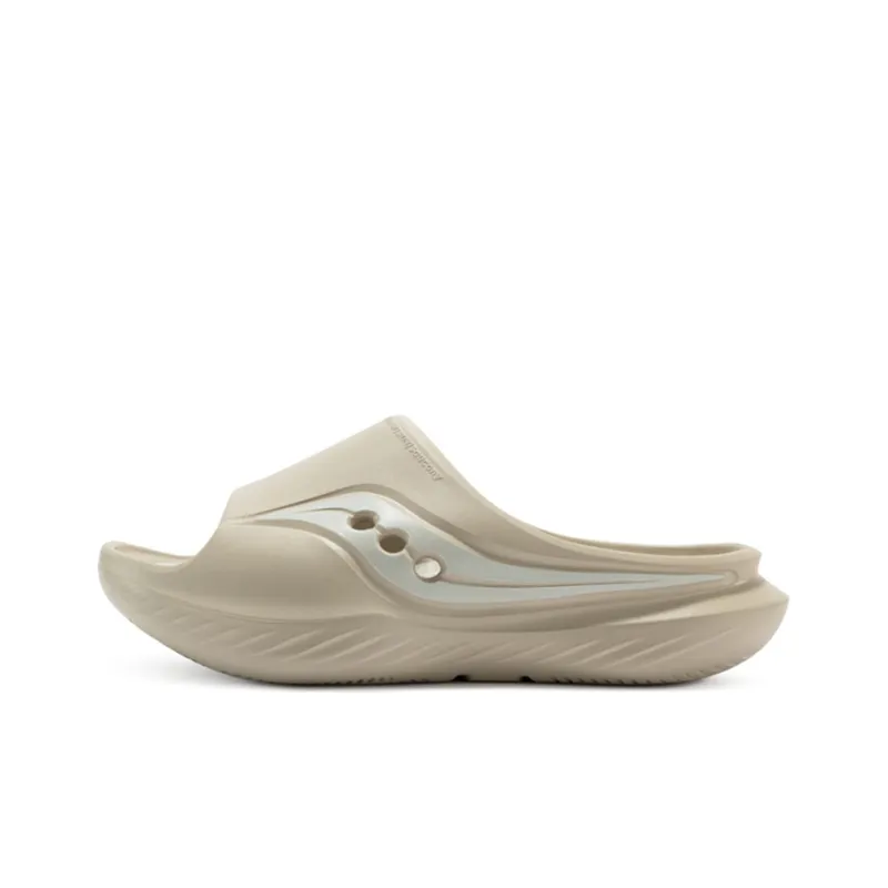 Saucony Cradle EVA Slip Resistant Abrasion Resistant Casual Slippers Unisex Beige-0