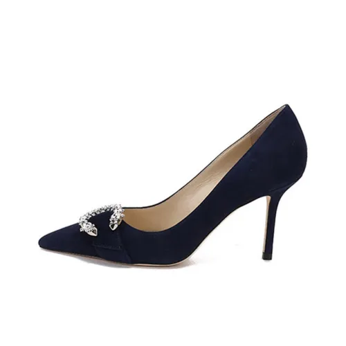 Jimmy Choo Saresa High Heels Women's Marine Blue