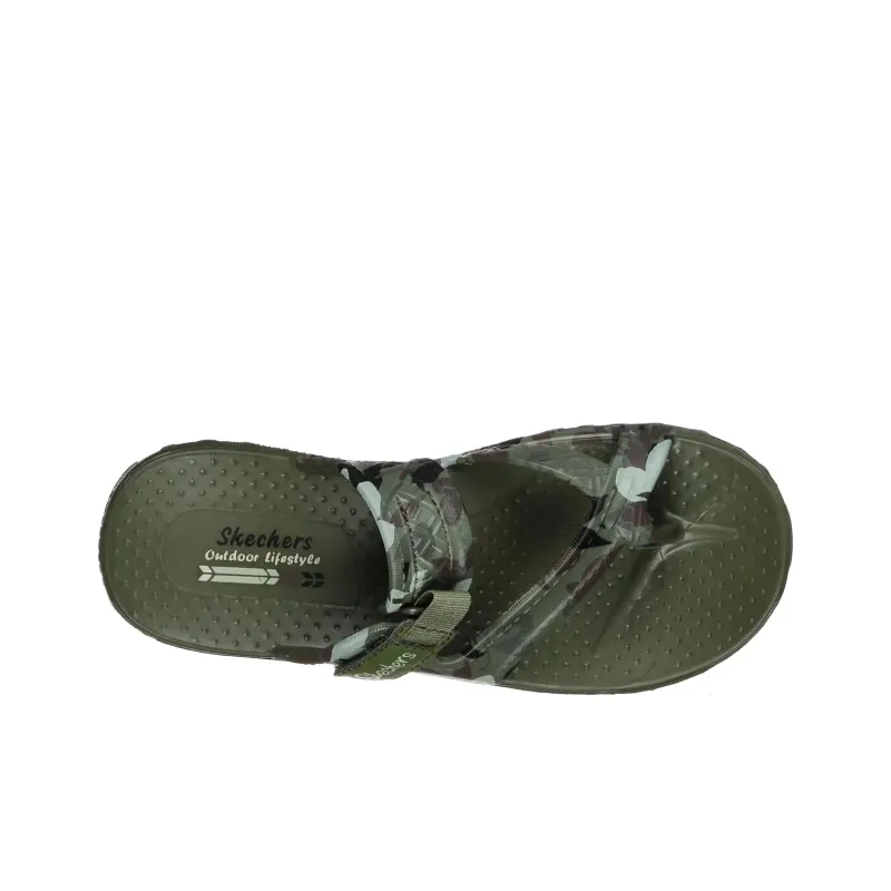 Skechers Foamies Reggae-Rainforest Slide Slippers Women's Olive Green-3