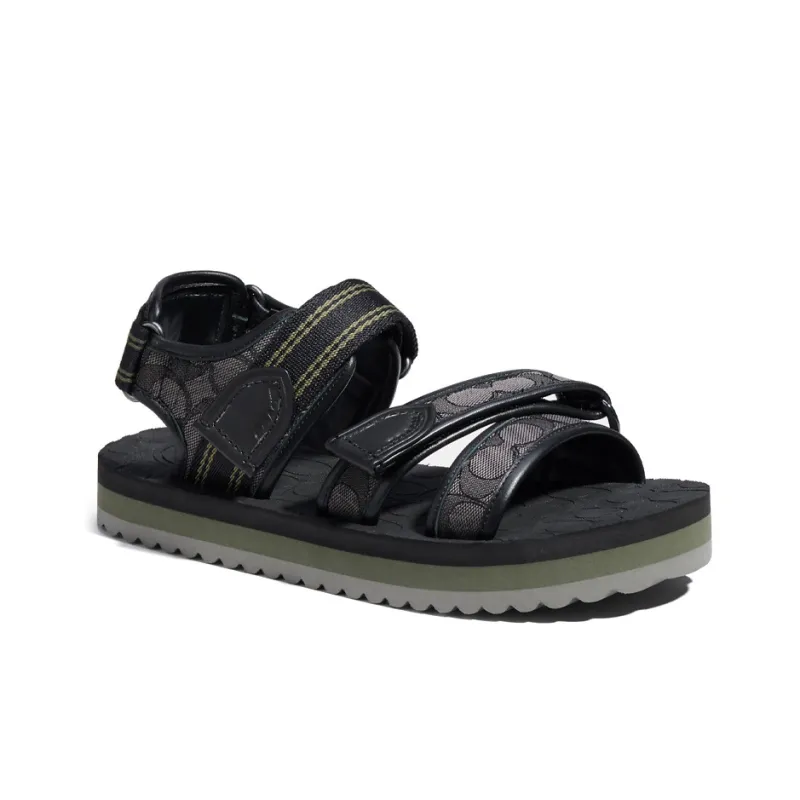 COACH Beach Sandals Men's Black-1