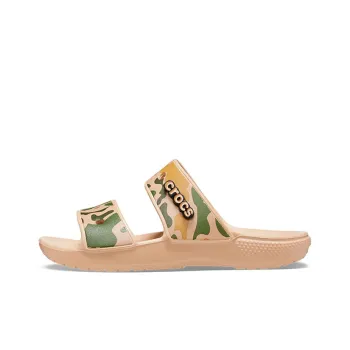 Crocs Classic Croc Printed Camo 'Tan Green'