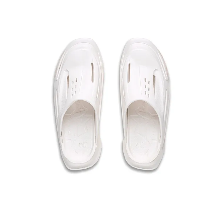 LiNing Slide Slippers Unisex Mist White-2
