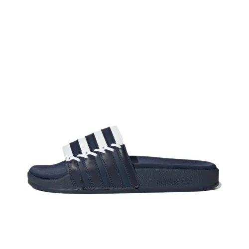Adilette Women's Adidas Originals Slide 'Stitched   Collegiate Navy' Women's