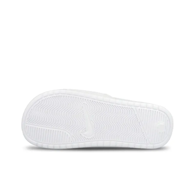 Nike Benassi JDI Rubber Sole Slide Slippers Men's White-4