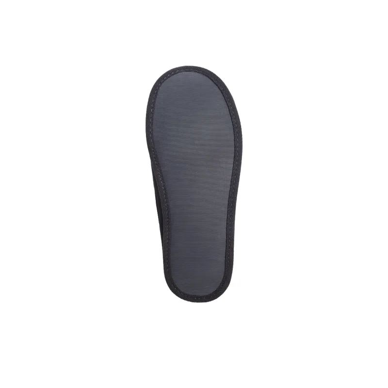 ZARA Rubber Sole Quiet Wrap-toe Slippers Men's Marine Blue-3