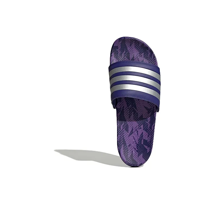 Adidas Adilette Comfort Slide 'Legacy Indigo Silver Metallic'-4