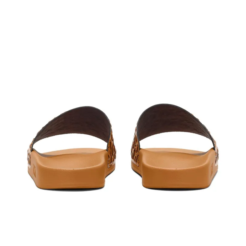 MCM Slide Slippers Men Yellow-4