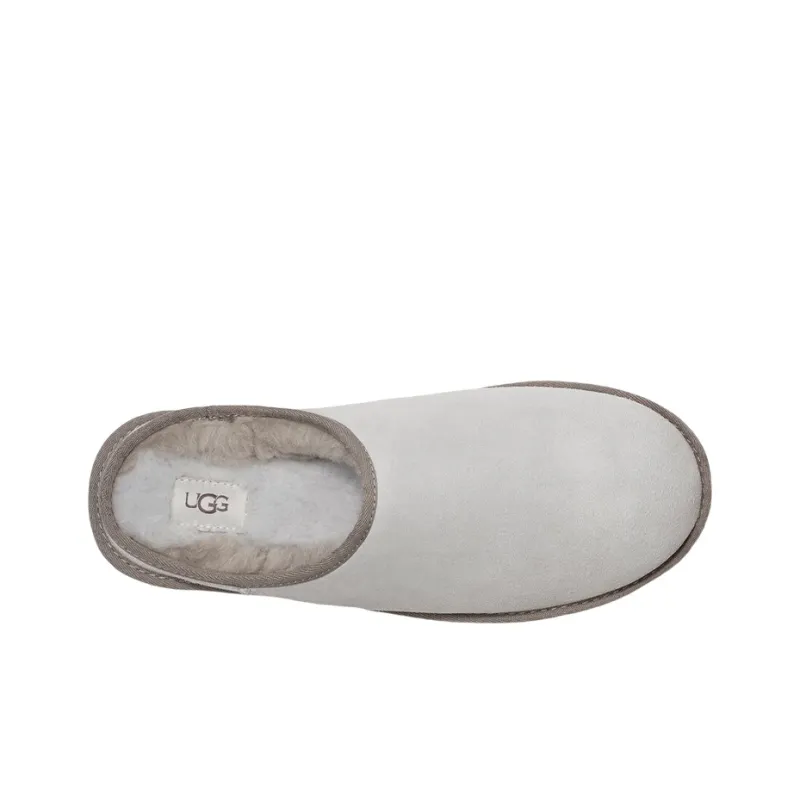 UGG Rubber Sole Wrap-toe Slippers Men's Gray-4