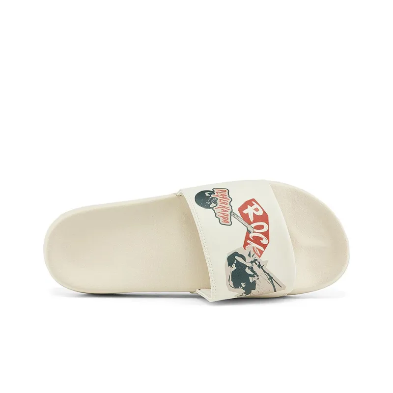 Kappa EVA Slide Slippers Unisex White-4