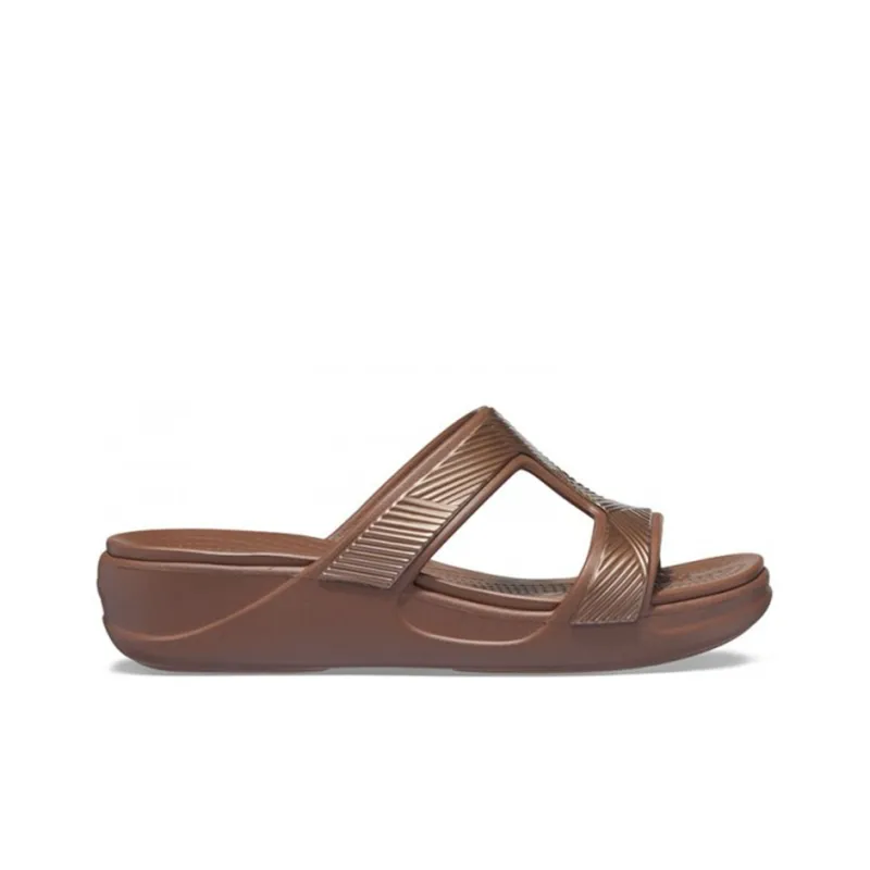 Crocs Monterey Slide Slippers Women's Brown-1